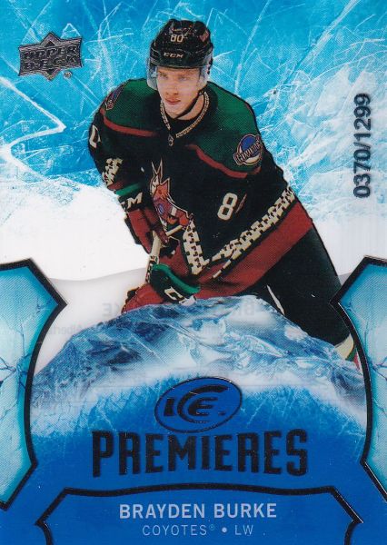 insert RC karta BRAYDEN BURKE 20-21 UD Ice Premieres /1299